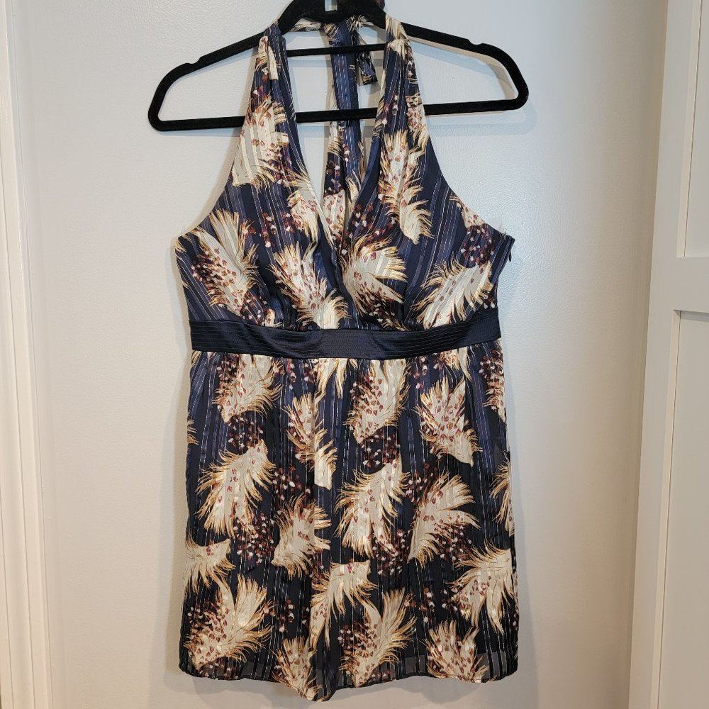 Gorgeous Silk A-Line Halter  Top